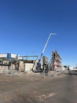 Sägewerk Betonagearbeiten