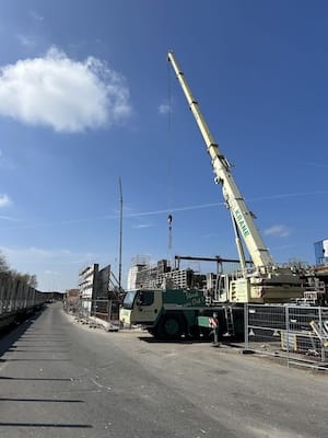 Sägewerk Kranmontagen